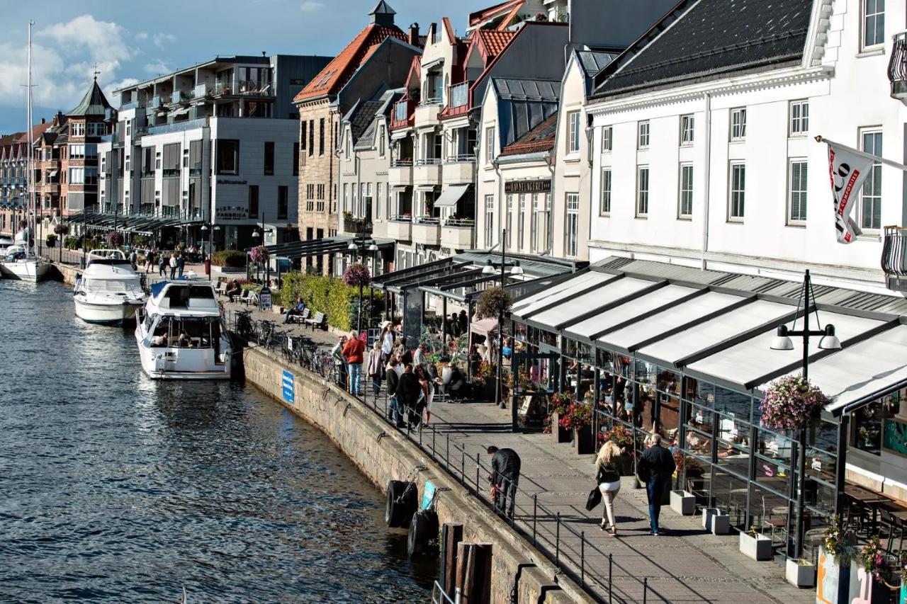Moderne Leilighet Midt I Sentrum Av Fredrikstad Zewnętrze zdjęcie
